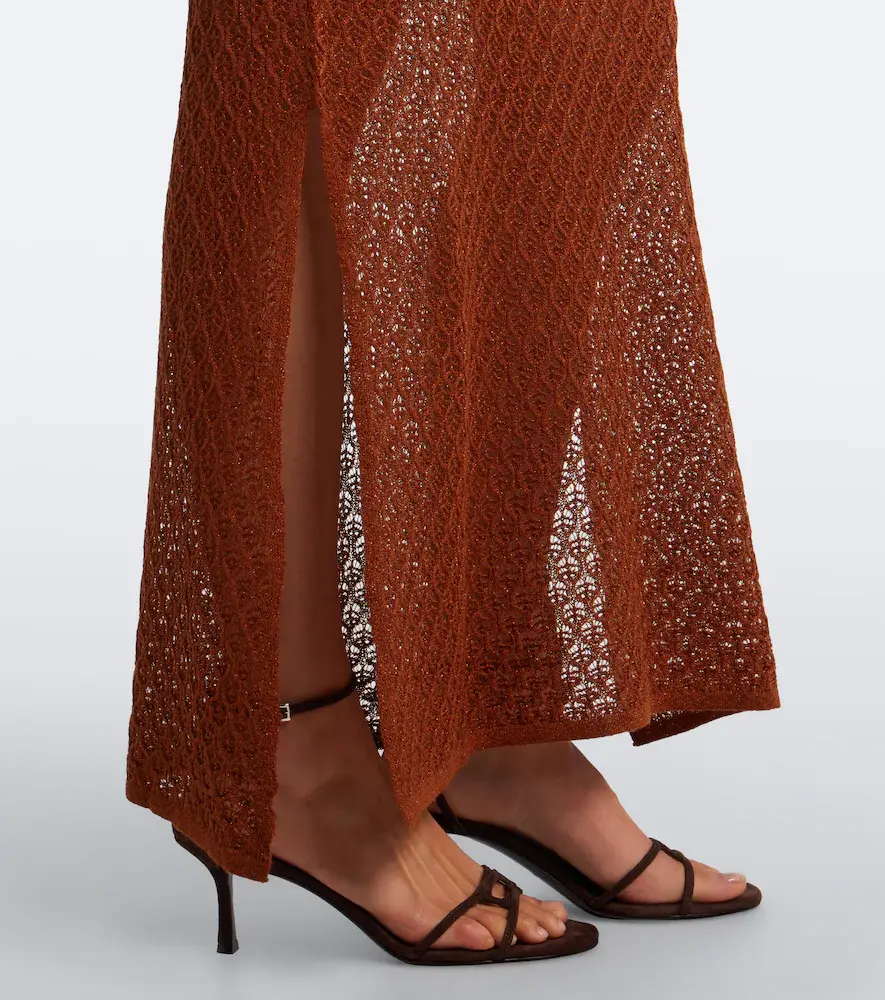 Melissa Odabash Casey open-knit midi dress | Thumbnail 4