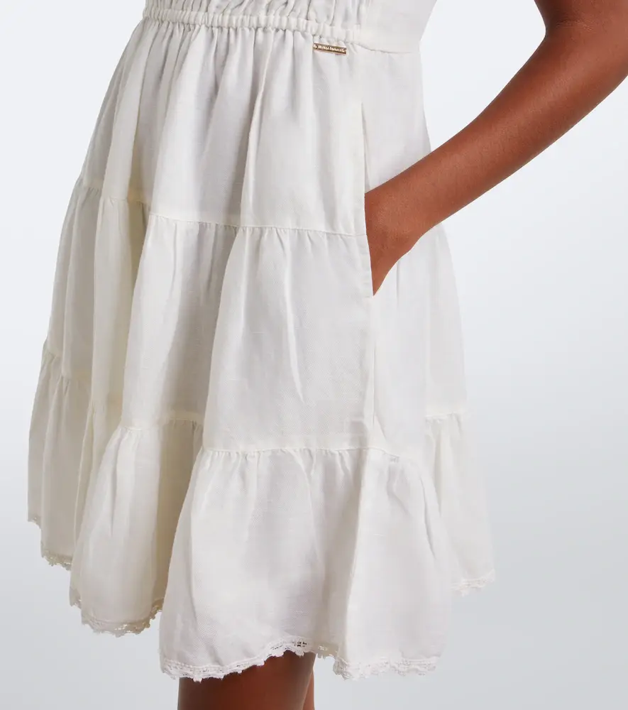 Melissa Odabash Dulcie crochet-trimmed minidress | Thumbnail 5