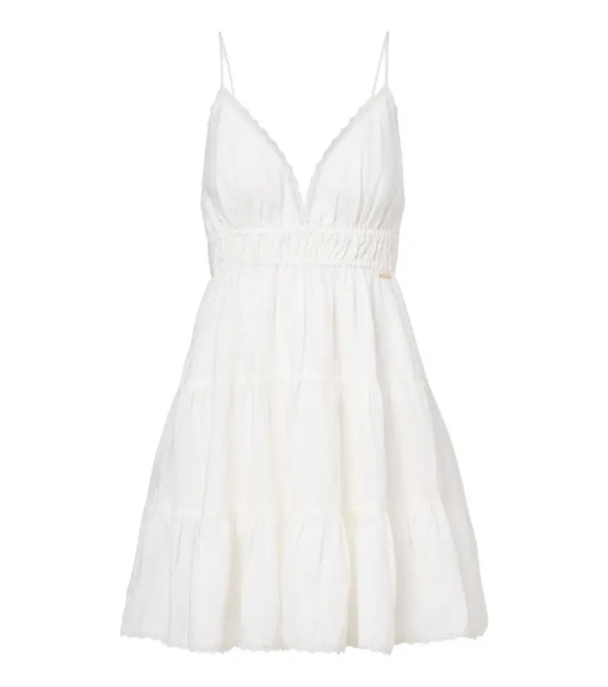 Dulcie crochet-trimmed minidress Dulcie crochet-trimmed minidress