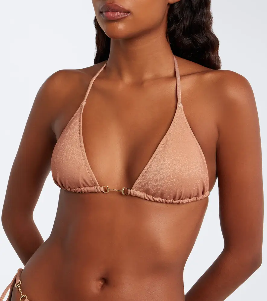 Melissa Odabash Menorca lamé bikini top | Thumbnail 2 Melissa Odabash Menorca lamé bikini top | Thumbnail 2