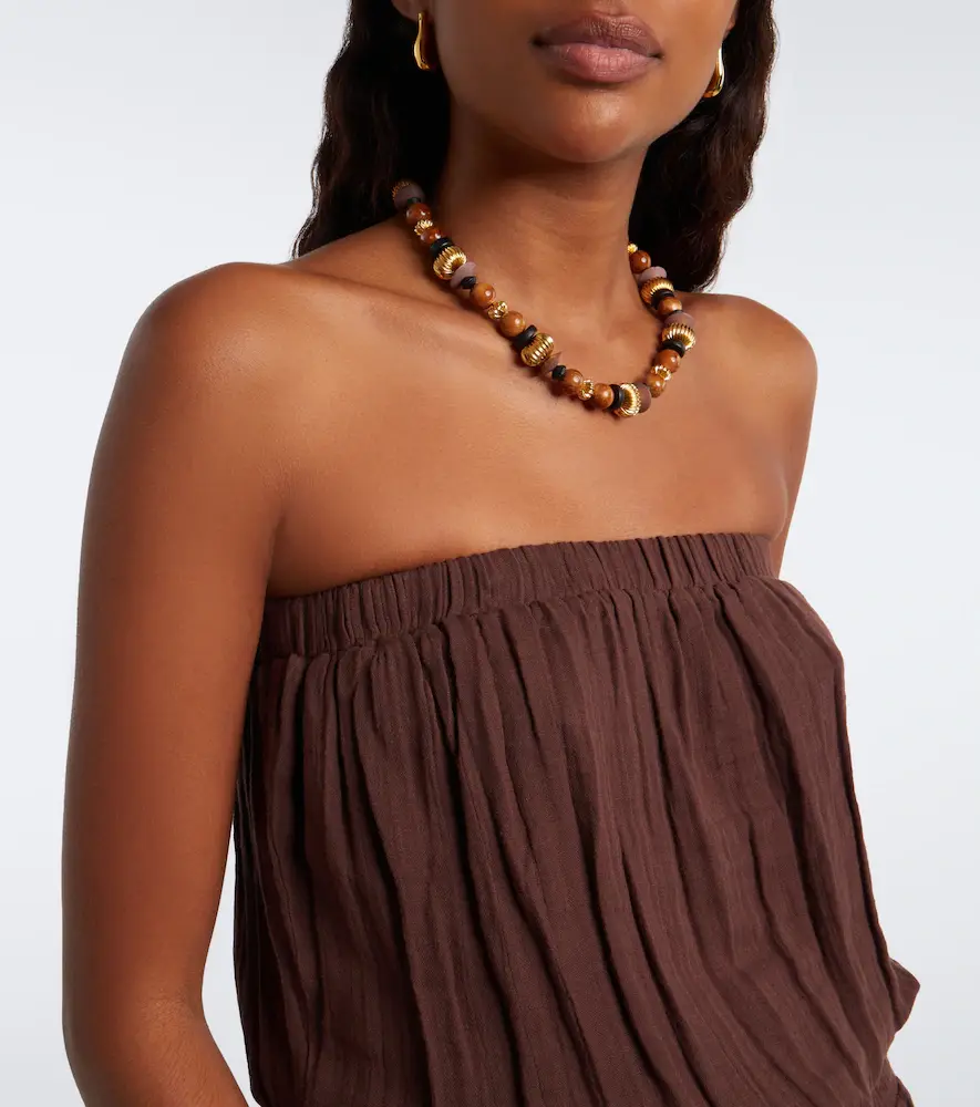 Melissa Odabash Naomie strapless cotton jumpsuit | Thumbnail 5 Melissa Odabash Naomie strapless cotton jumpsuit | Thumbnail 5
