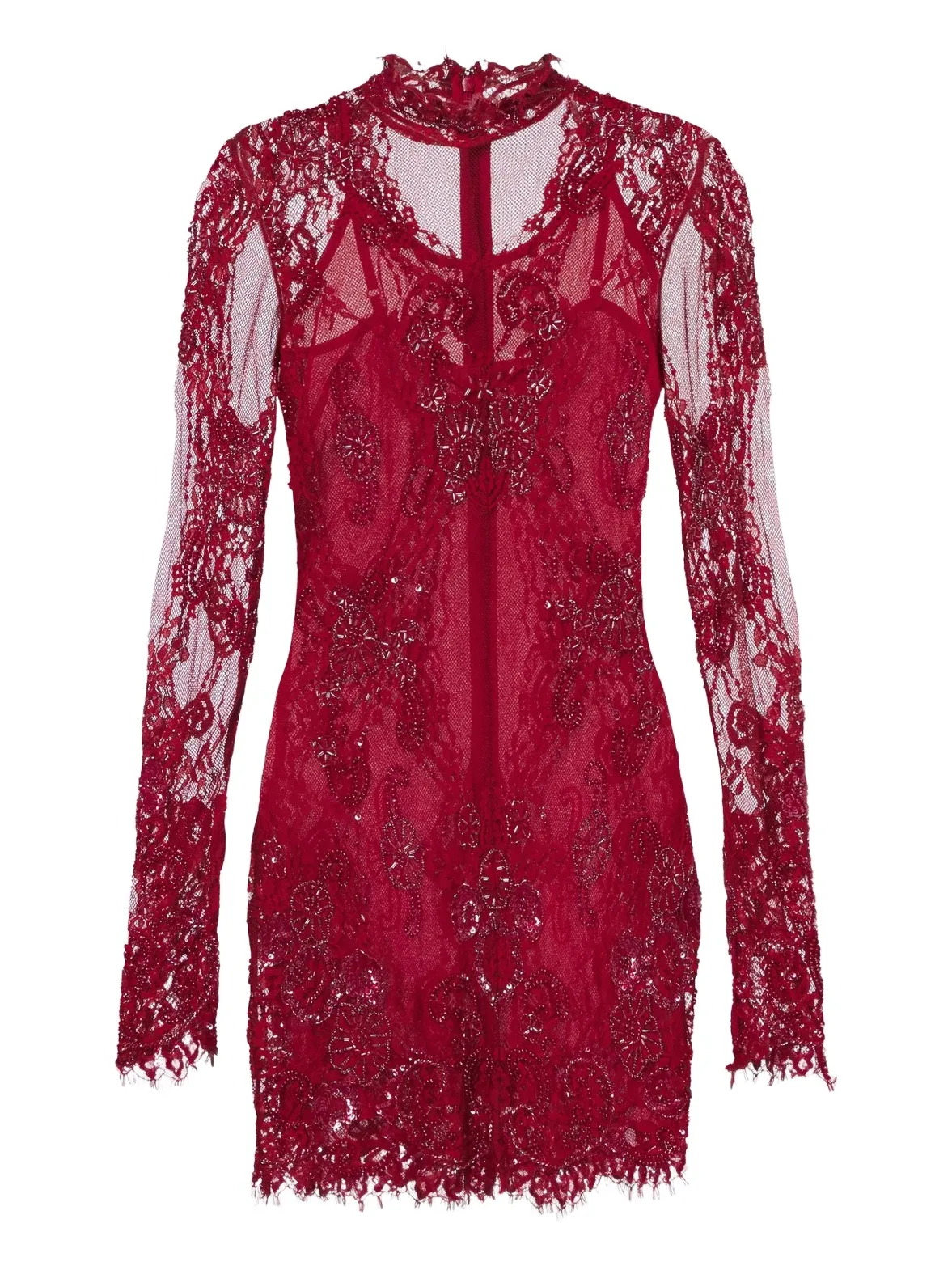 Embellished lace minidress Embellished lace minidress