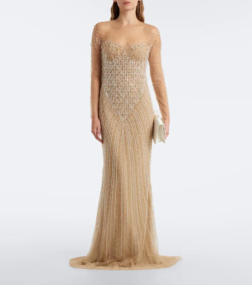 Georges Hobeika Embellished tulle gown | Thumbnail 2 Georges Hobeika Embellished tulle gown | Thumbnail 2