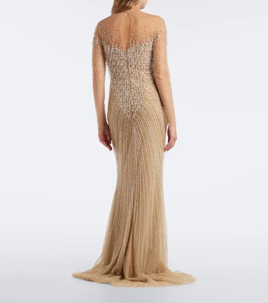 Georges Hobeika Embellished tulle gown | Thumbnail 3 Georges Hobeika Embellished tulle gown | Thumbnail 3