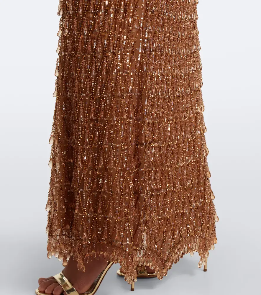 Georges Hobeika Embellished satin bustier gown | Thumbnail 3 Georges Hobeika Embellished satin bustier gown | Thumbnail 3