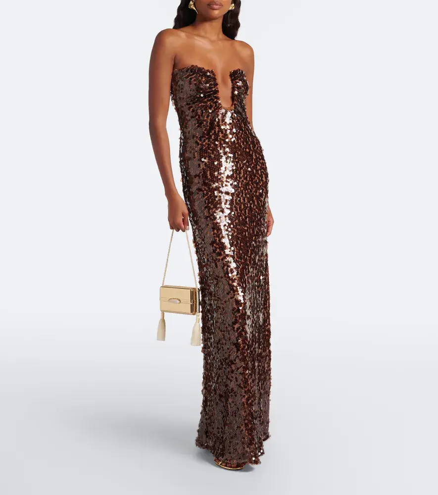 Christopher Esber Opaline sequined bustier gown | Thumbnail 3 Christopher Esber Opaline sequined bustier gown | Thumbnail 3