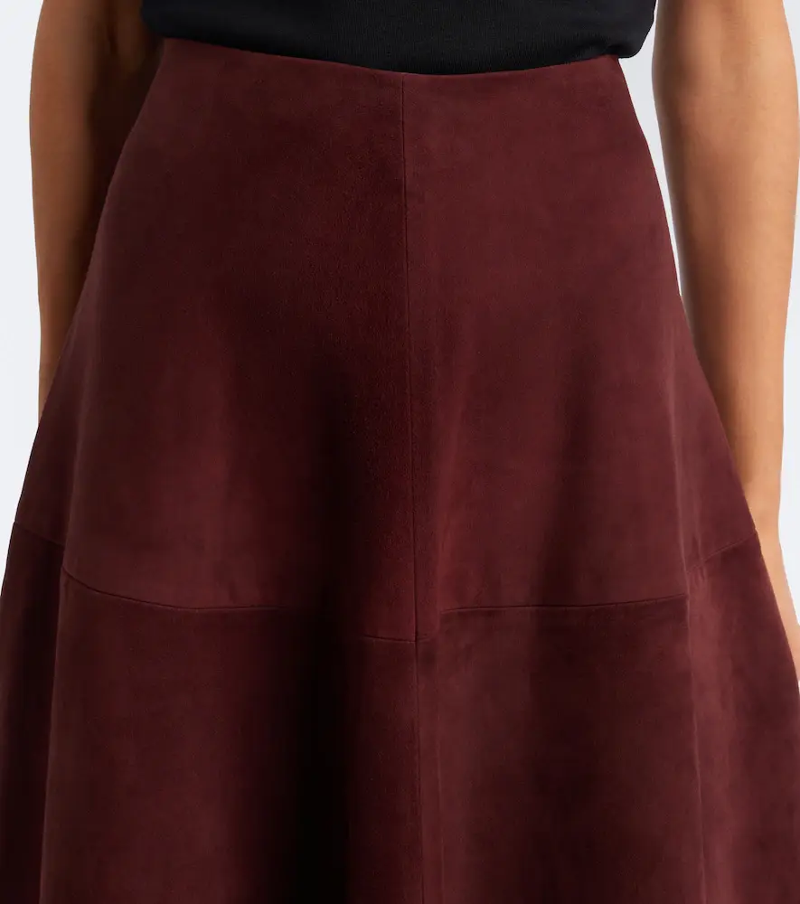 Altuzarra Varda suede maxi skirt | Thumbnail 3 Altuzarra Varda suede maxi skirt | Thumbnail 3