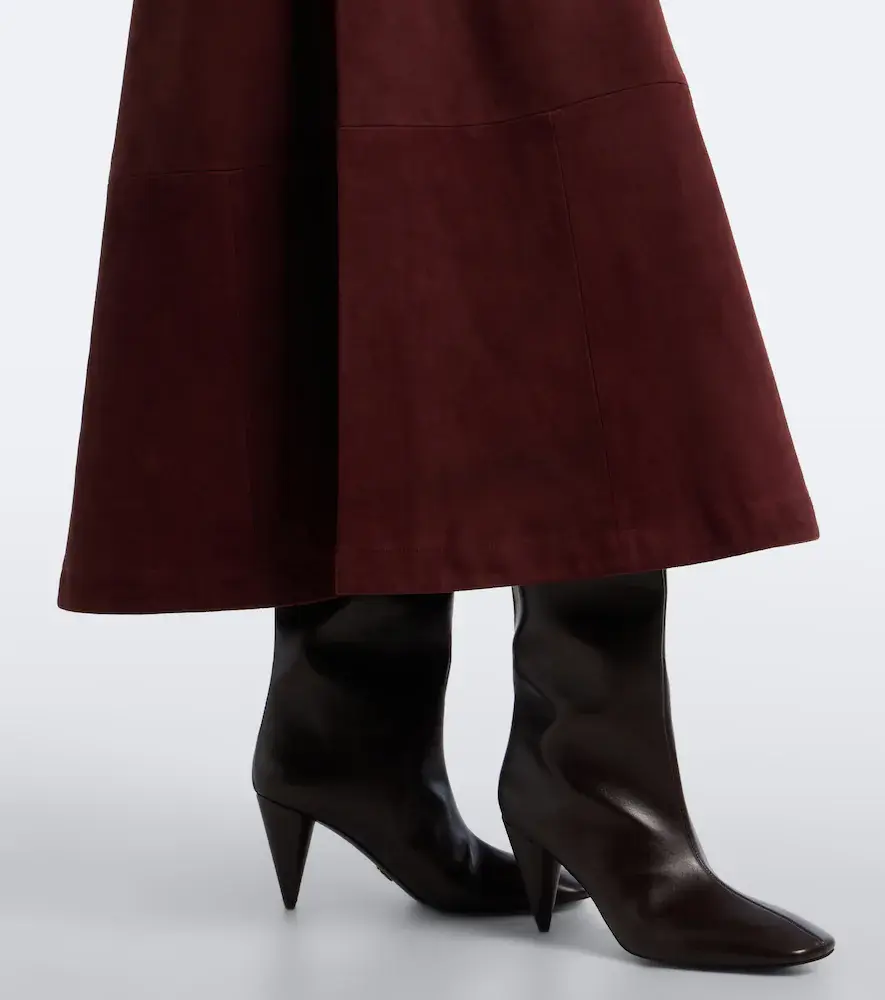 Altuzarra Varda suede maxi skirt | Thumbnail 4 Altuzarra Varda suede maxi skirt | Thumbnail 4