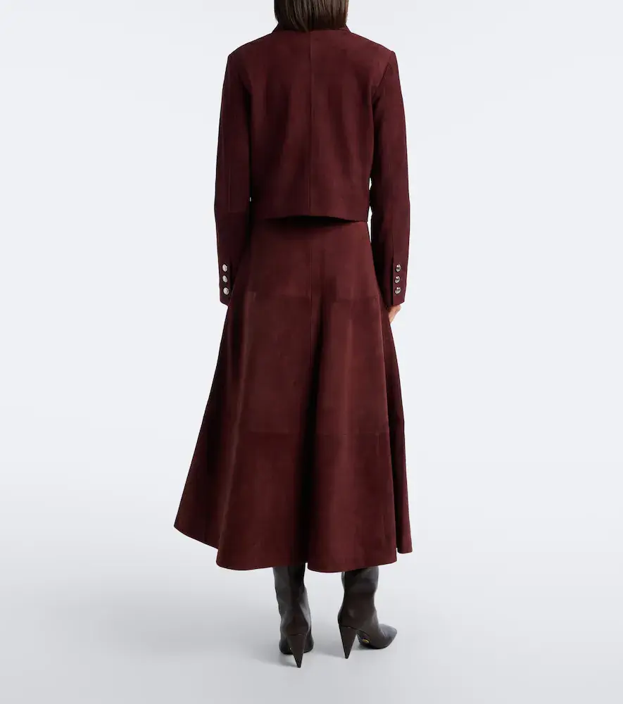 Altuzarra Varda suede maxi skirt | Thumbnail 5 Altuzarra Varda suede maxi skirt | Thumbnail 5