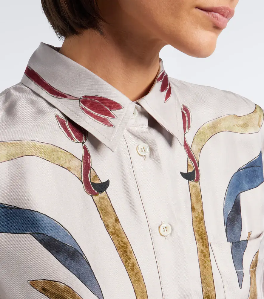 Altuzarra Kiera belted printed silk shirt dress | Thumbnail 6 Altuzarra Kiera belted printed silk shirt dress | Thumbnail 6
