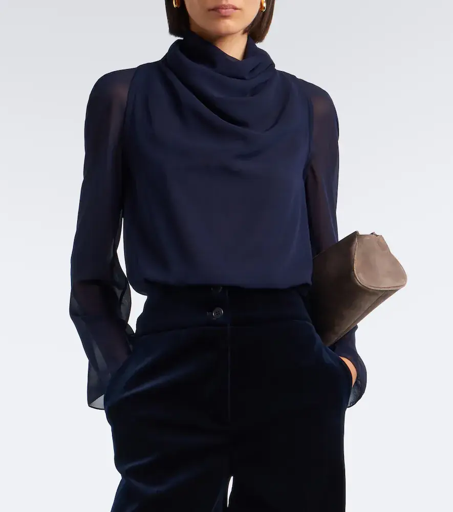 Altuzarra Cara draped blouse | Thumbnail 6 Altuzarra Cara draped blouse | Thumbnail 6