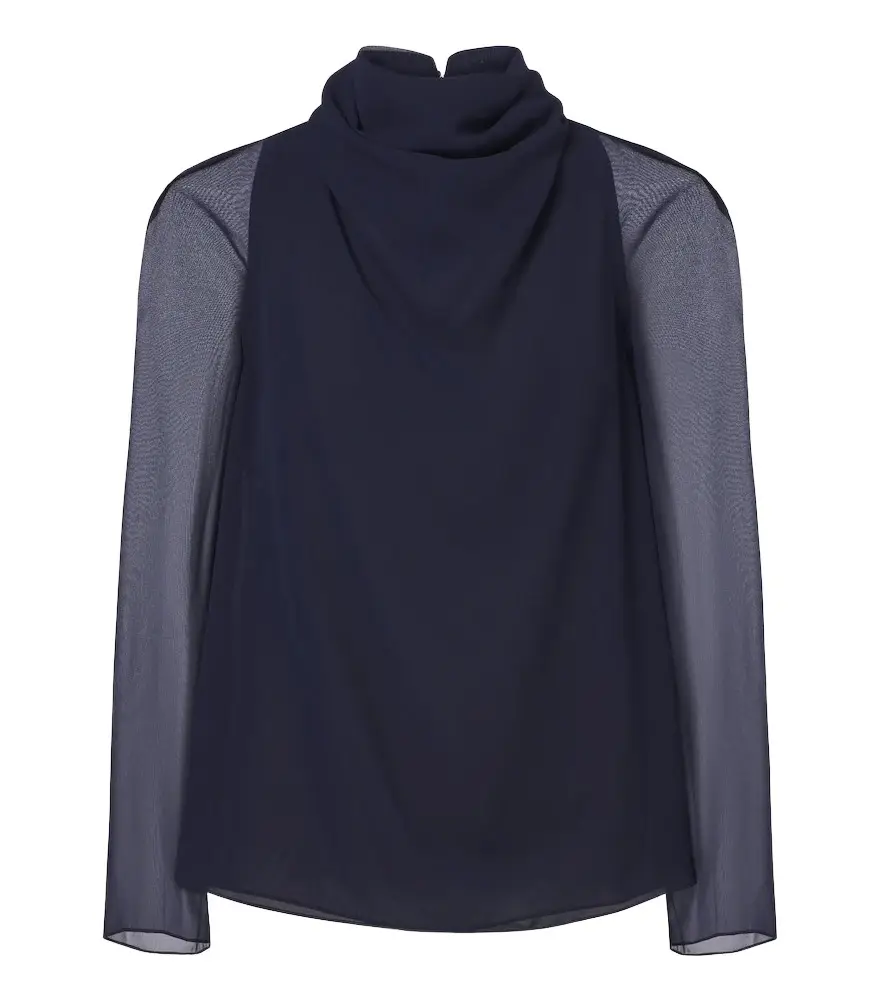 Altuzarra Cara draped blouse