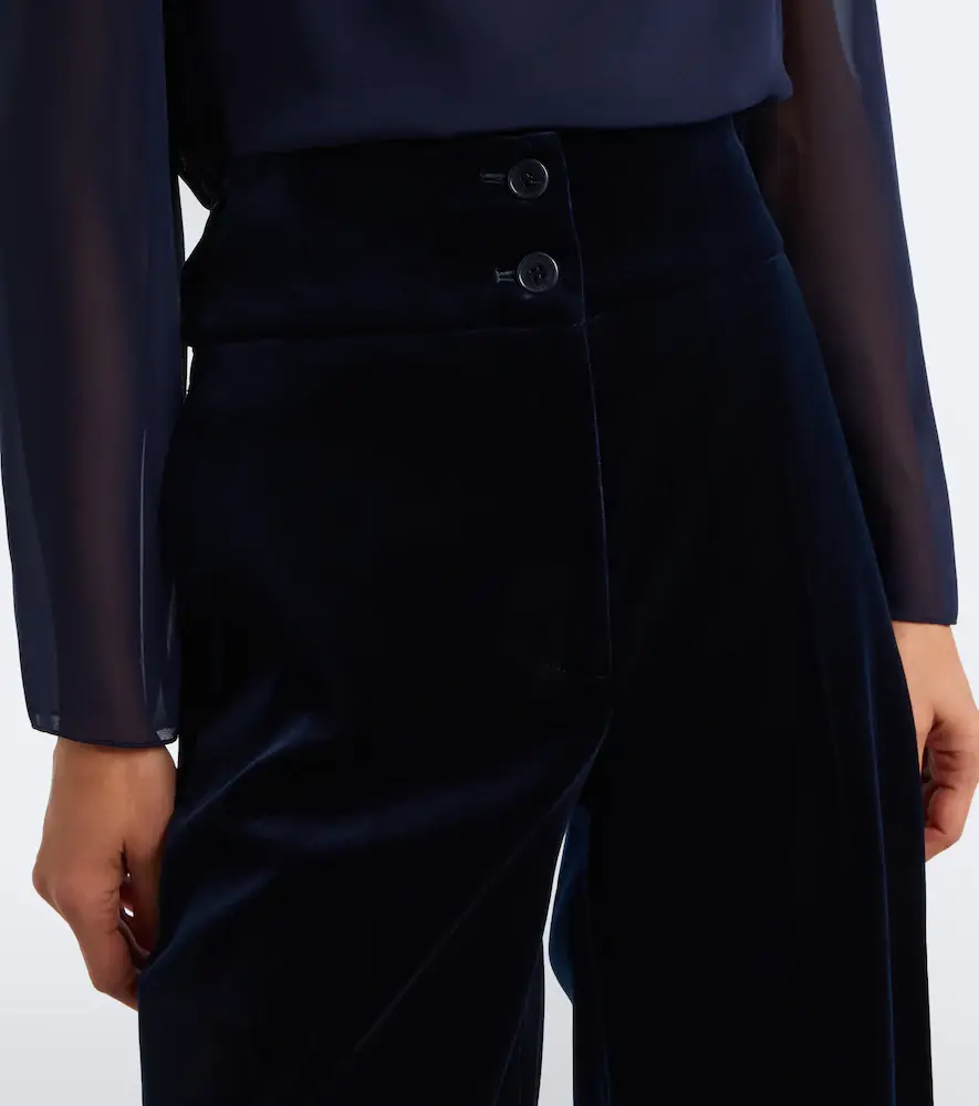 Altuzarra Rudy cotton-blend velvet wide-leg pants | Thumbnail 2