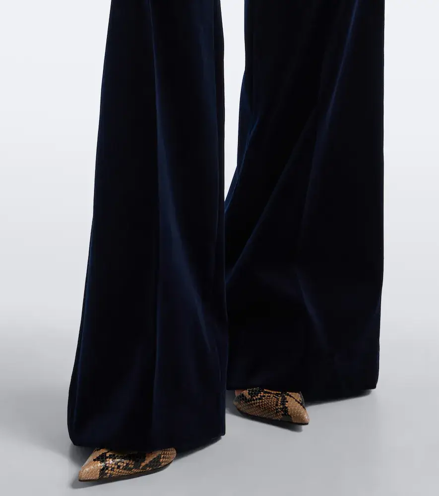 Altuzarra Rudy cotton-blend velvet wide-leg pants | Thumbnail 3