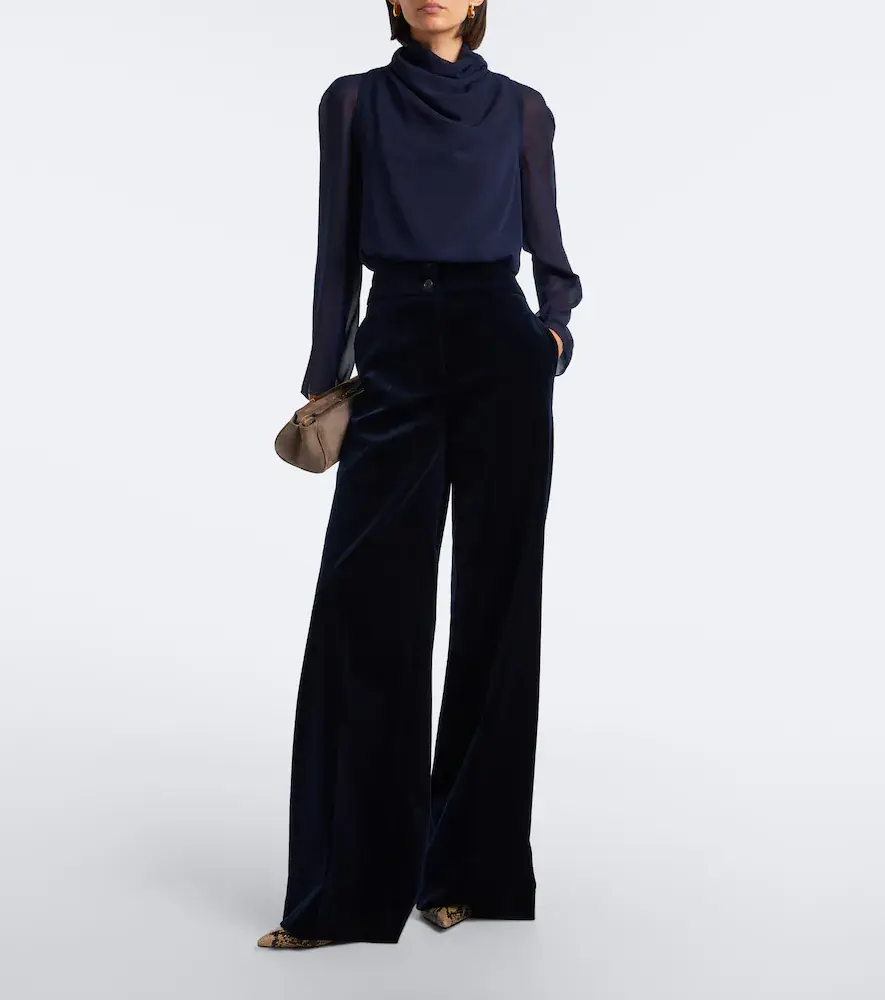 Altuzarra Rudy cotton-blend velvet wide-leg pants | Thumbnail 5