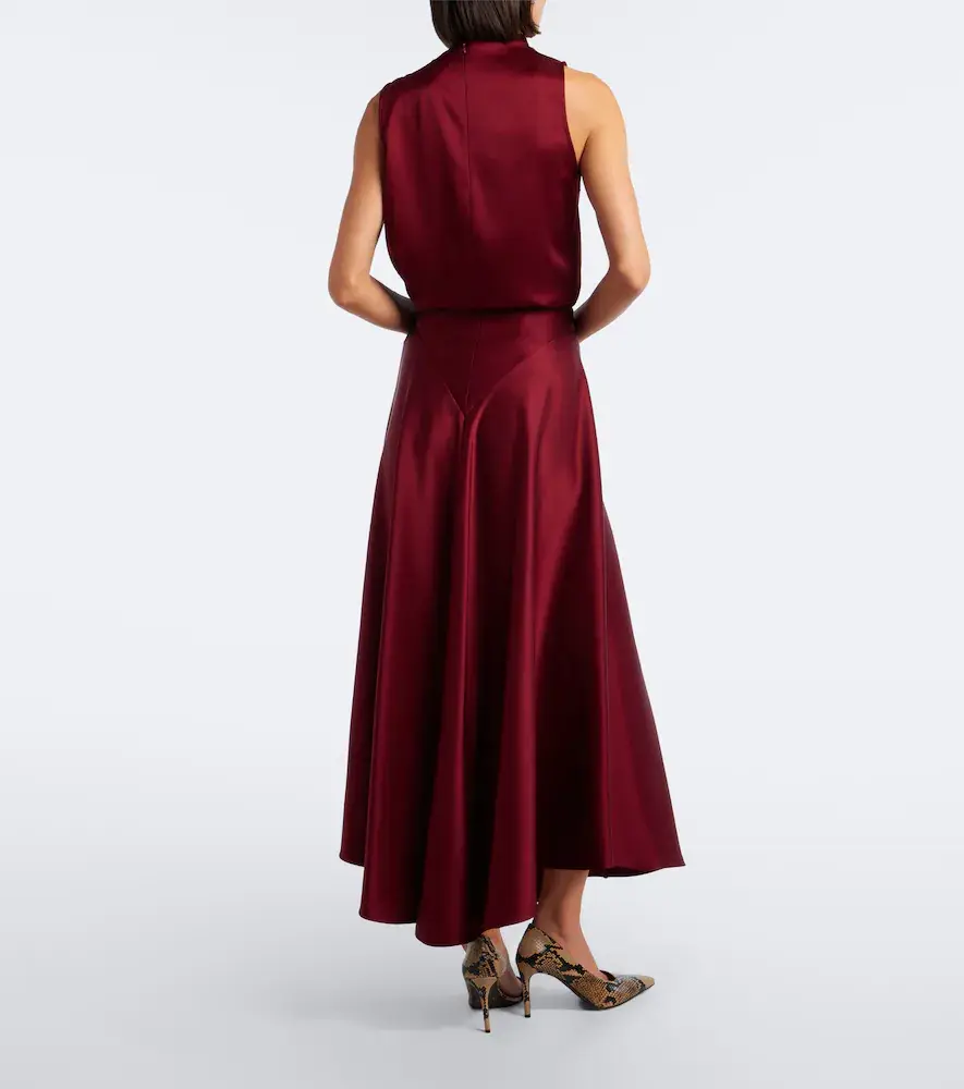 Altuzarra Ames satin maxi skirt | Thumbnail 3 Altuzarra Ames satin maxi skirt | Thumbnail 3