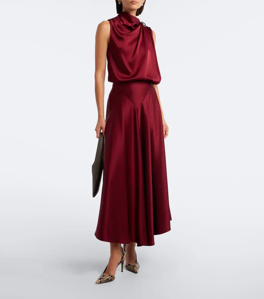 Altuzarra Ames satin maxi skirt | Thumbnail 5 Altuzarra Ames satin maxi skirt | Thumbnail 5