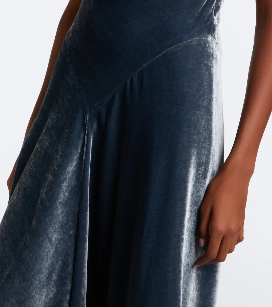 Altuzarra Drina draped velvet maxi dress | Thumbnail 6 Altuzarra Drina draped velvet maxi dress | Thumbnail 6