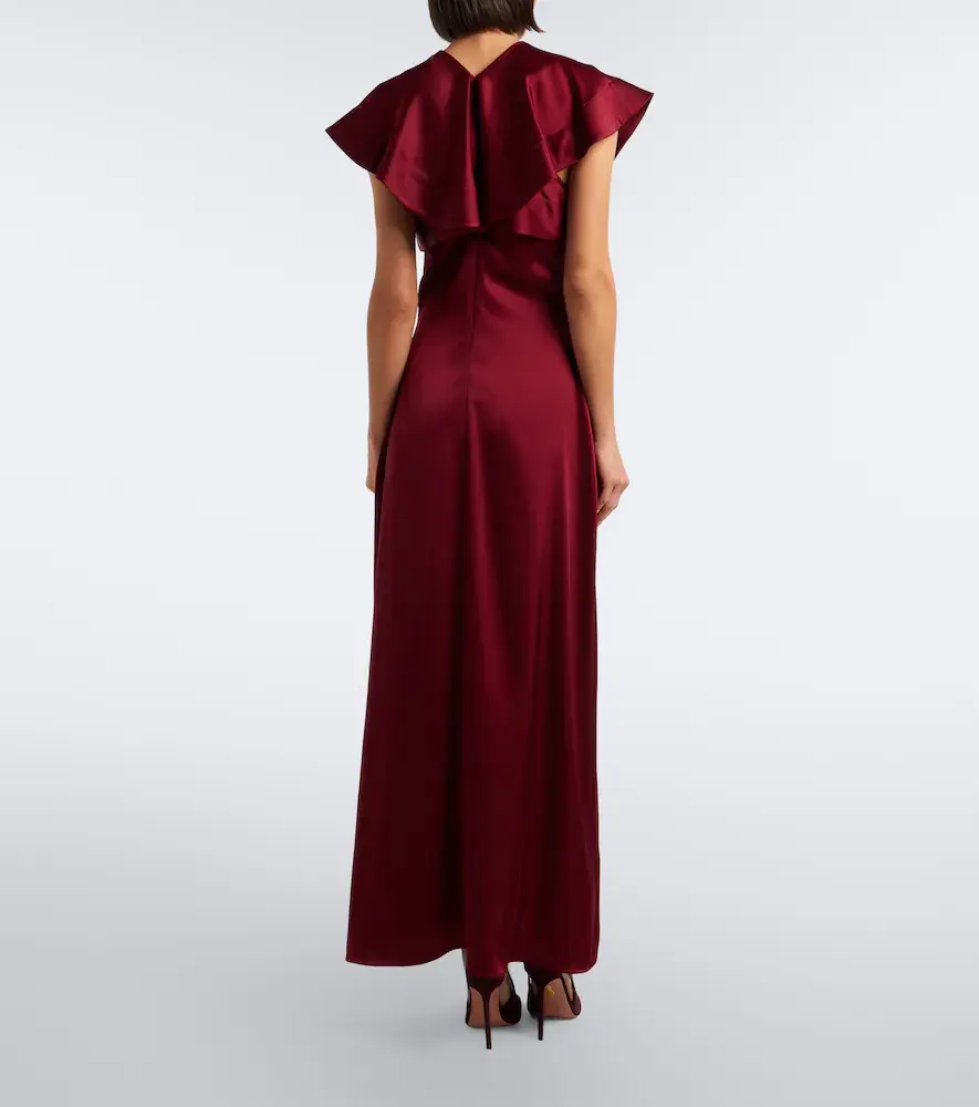 Altuzarra Alix gathered satin maxi dress | Thumbnail 2 Altuzarra Alix gathered satin maxi dress | Thumbnail 2