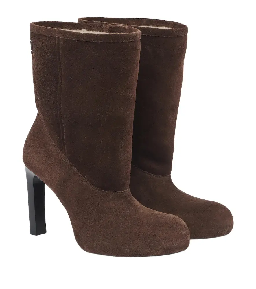 Balenciaga Fargo suede ankle boots