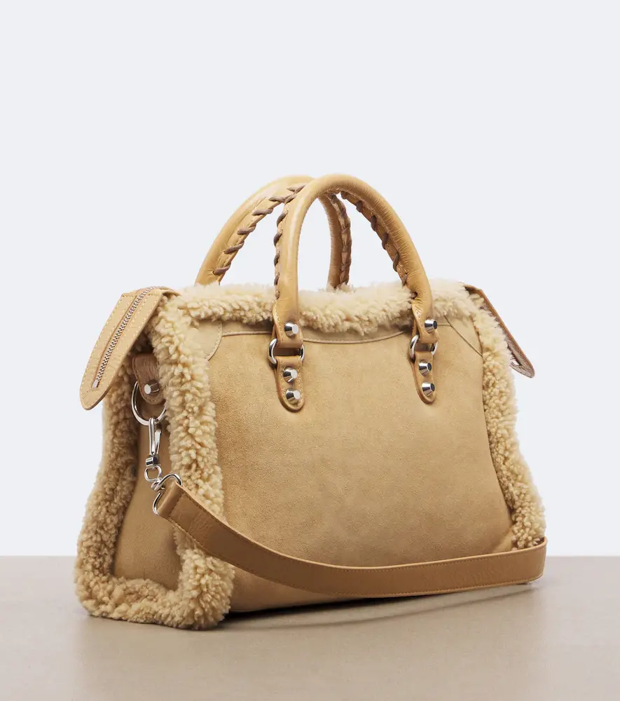 Balenciaga Le City Small suede top-handle bag | Thumbnail 2 Balenciaga Le City Small suede top-handle bag | Thumbnail 2