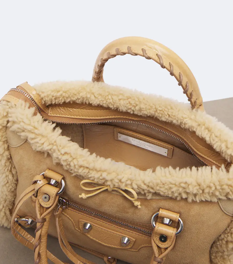 Balenciaga Le City Small suede top-handle bag | Thumbnail 3 Balenciaga Le City Small suede top-handle bag | Thumbnail 3