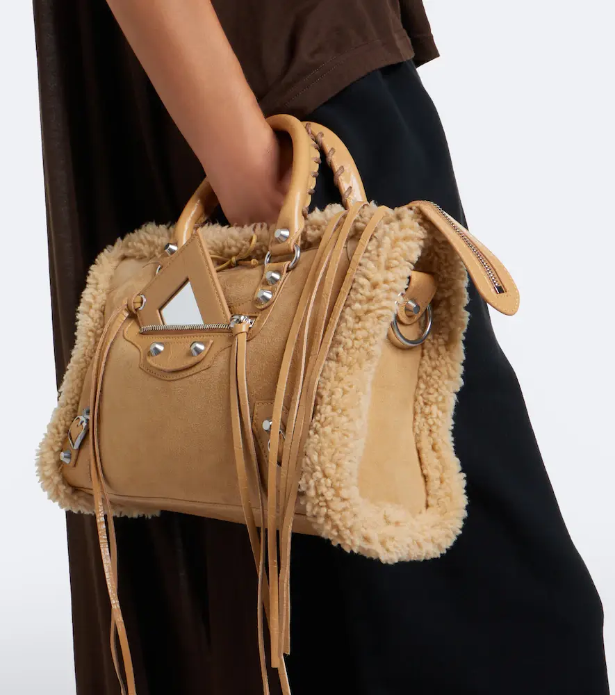 Balenciaga Le City Small suede top-handle bag | Thumbnail 7 Balenciaga Le City Small suede top-handle bag | Thumbnail 7