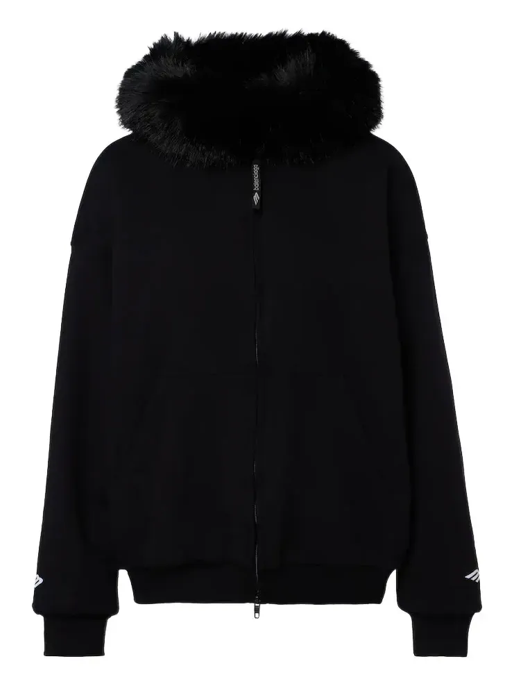 Technical cotton ski jacket