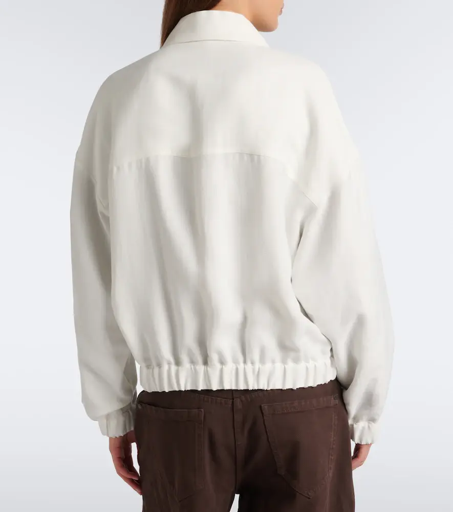 Brunello Cucinelli Single-breasted blouson jacket | Thumbnail 6 Brunello Cucinelli Single-breasted blouson jacket | Thumbnail 6