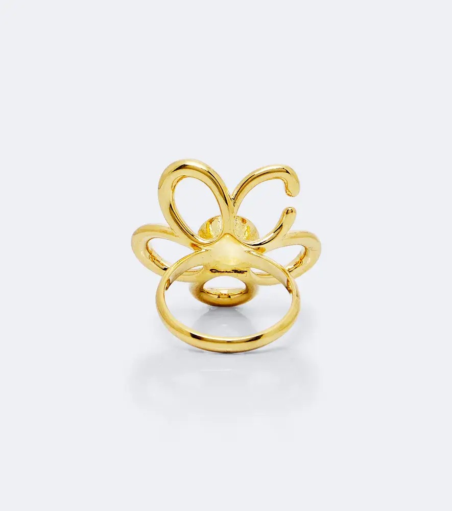 Oscar de la Renta Crystal-embellished floral ring | Thumbnail 2 Oscar de la Renta Crystal-embellished floral ring | Thumbnail 2