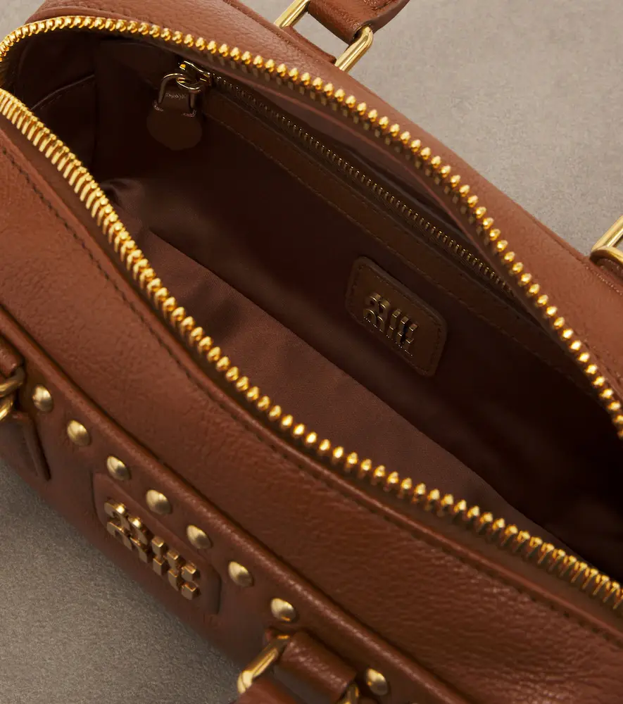 Miu Miu Arcadie studded leather top-handle bag | Thumbnail 2 Miu Miu Arcadie studded leather top-handle bag | Thumbnail 2