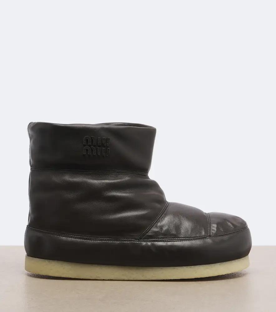 Miu Miu Padded leather ankle boots | Thumbnail 2 Miu Miu Padded leather ankle boots | Thumbnail 2