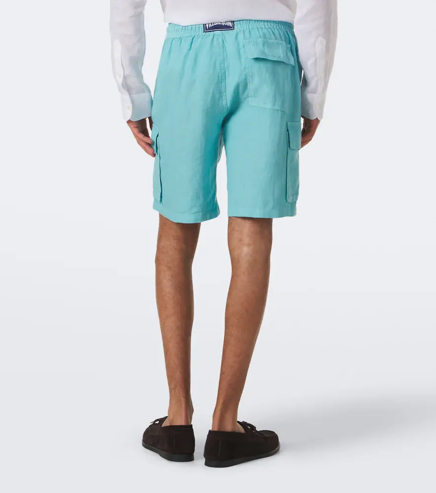 Vilebrequin Baie linen Bermuda shorts | Thumbnail 2 Vilebrequin Baie linen Bermuda shorts | Thumbnail 2