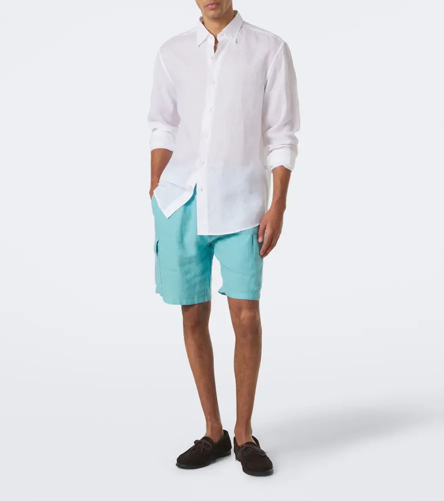Vilebrequin Baie linen Bermuda shorts | Thumbnail 5 Vilebrequin Baie linen Bermuda shorts | Thumbnail 5
