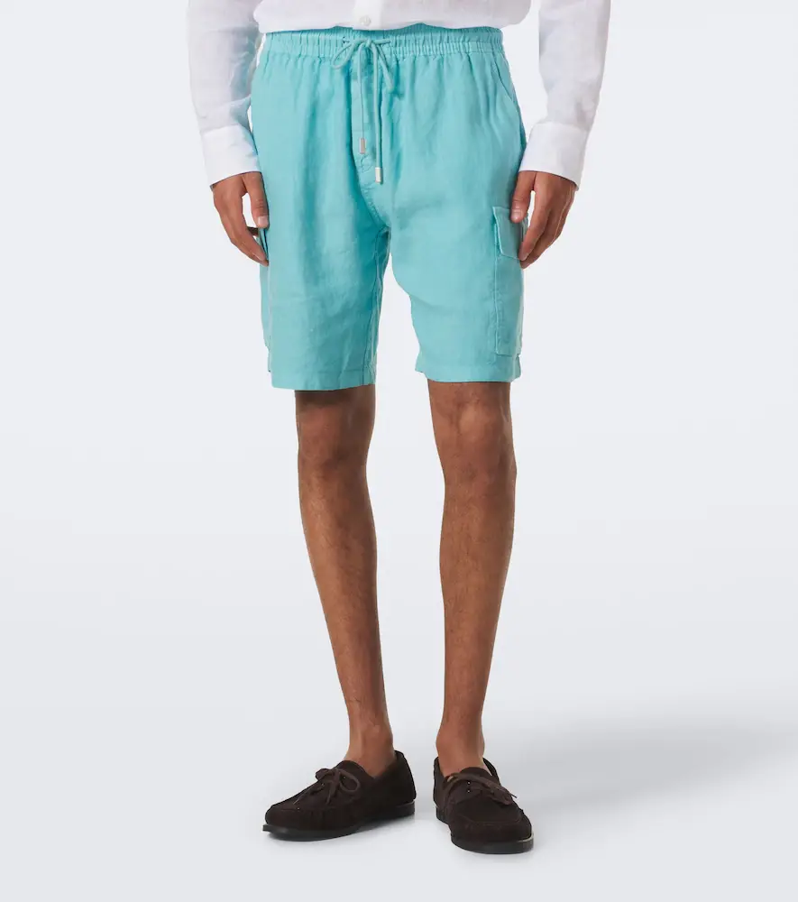 Vilebrequin Baie linen Bermuda shorts | Thumbnail 6 Vilebrequin Baie linen Bermuda shorts | Thumbnail 6