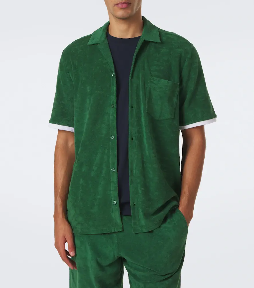 Vilebrequin Clarck cotton-blend terry shirt | Thumbnail 2
