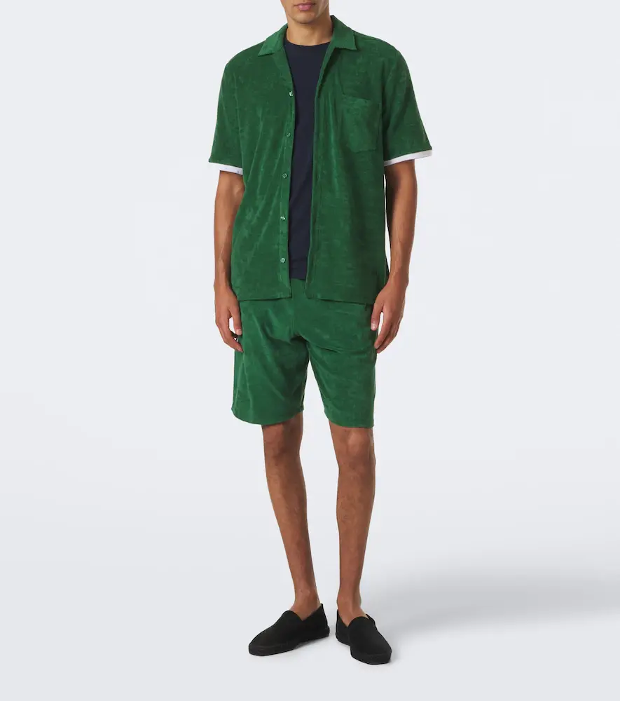 Vilebrequin Clarck cotton-blend terry shirt | Thumbnail 4