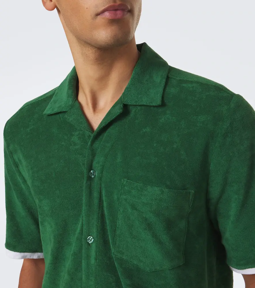 Vilebrequin Clarck cotton-blend terry shirt | Thumbnail 7