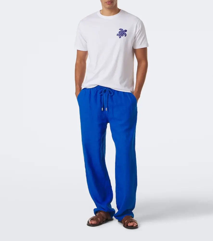 Vilebrequin Partisol embroidered cotton jersey T-shirt | Thumbnail 3