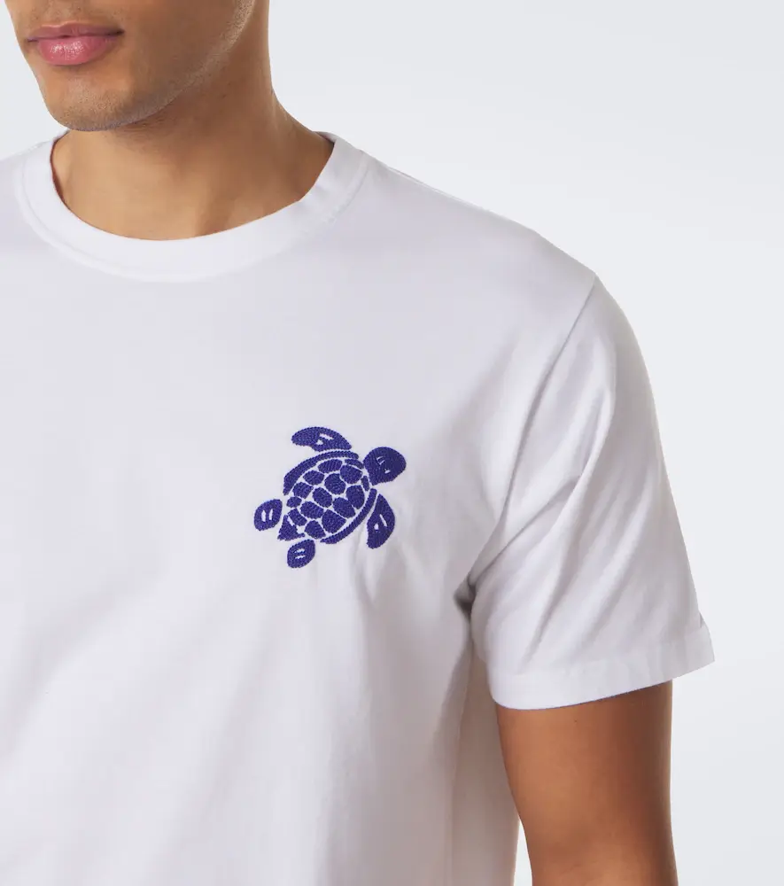Vilebrequin Partisol embroidered cotton jersey T-shirt | Thumbnail 4