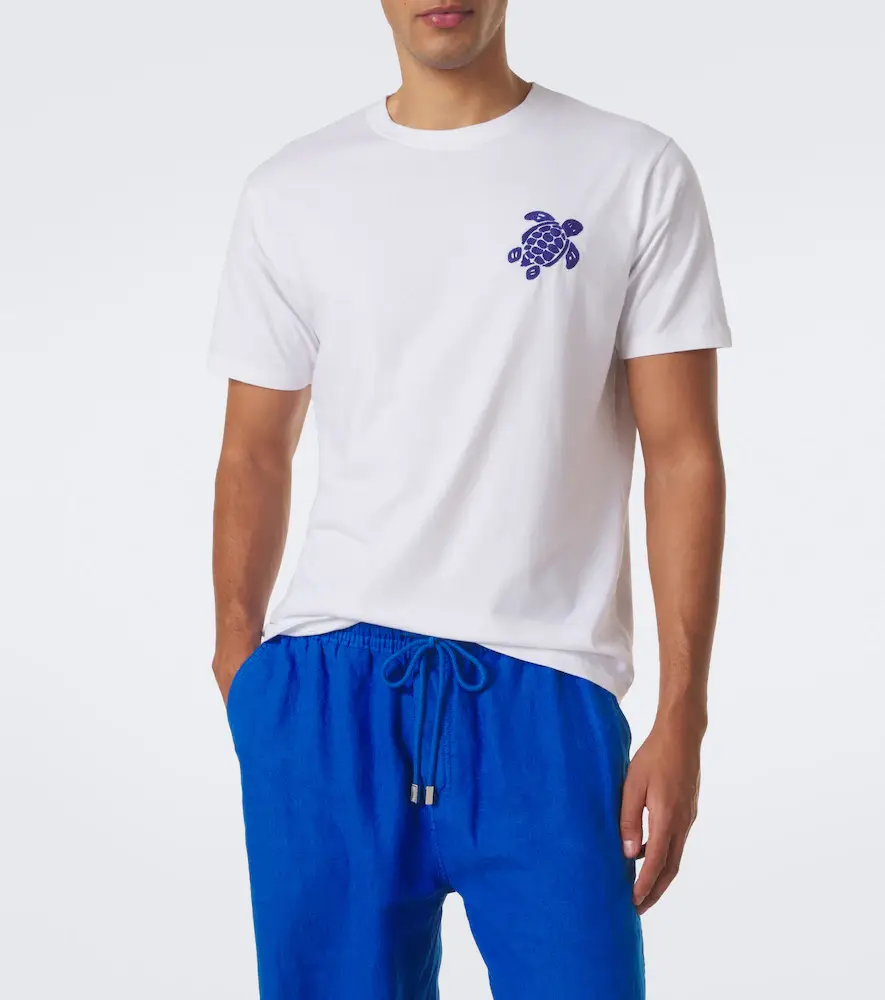 Vilebrequin Partisol embroidered cotton jersey T-shirt | Thumbnail 5