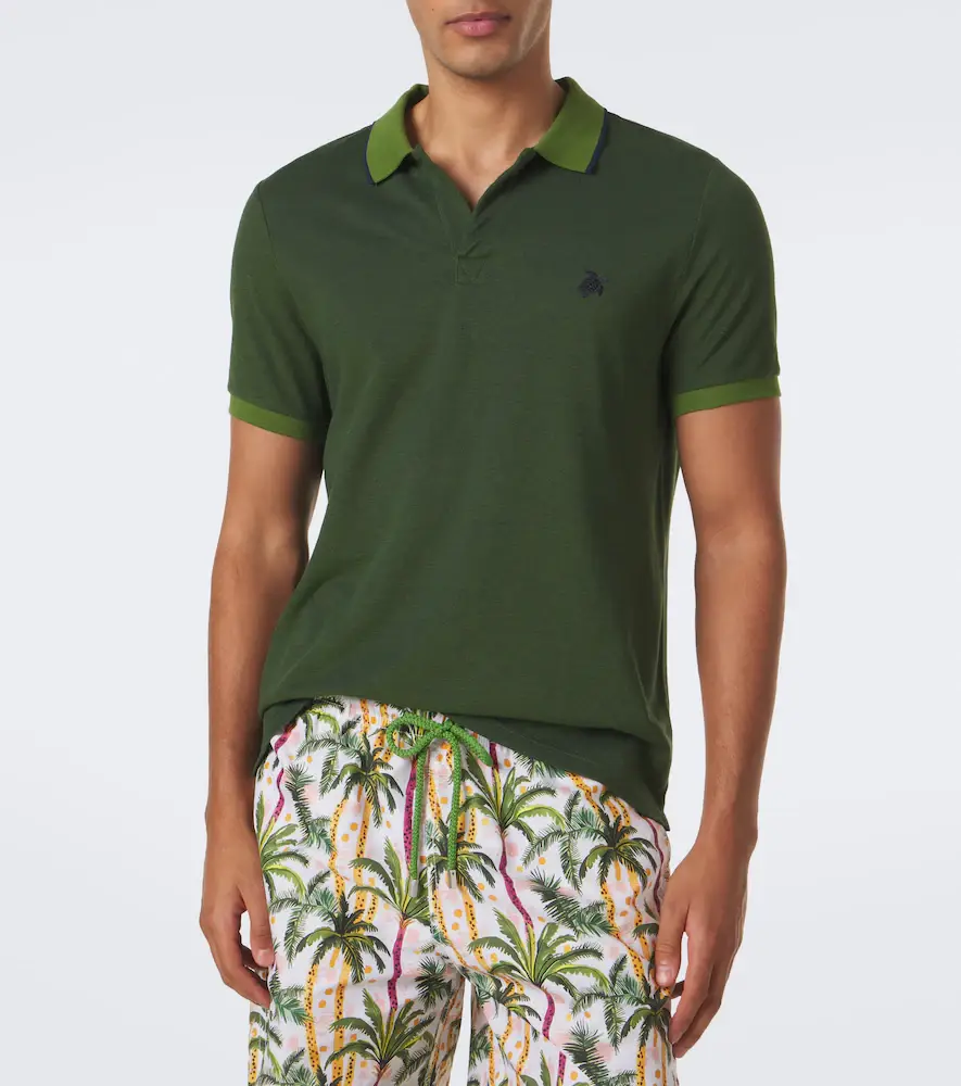 Vilebrequin Palatin cotton piqué polo shirt | Thumbnail 3 Vilebrequin Palatin cotton piqué polo shirt | Thumbnail 3
