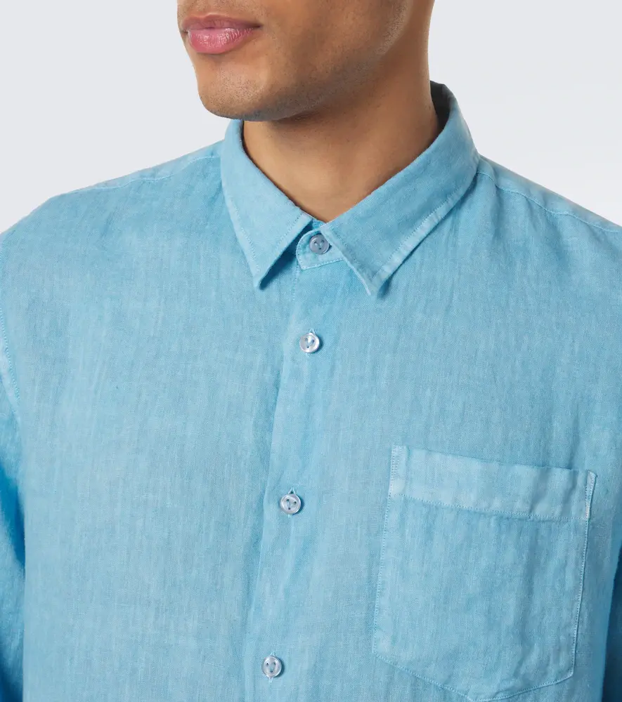 Vilebrequin Caroubis linen shirt | Thumbnail 7 Vilebrequin Caroubis linen shirt | Thumbnail 7