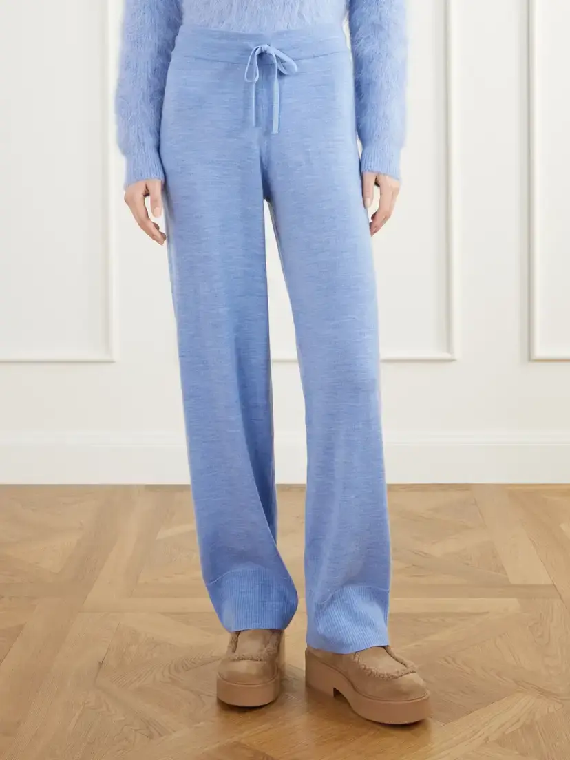 We Norwegians Geilo Drawstring Merino Wool Straight-leg Pants | Thumbnail 3