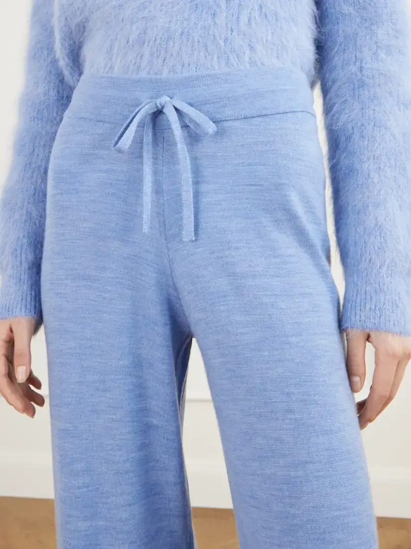 We Norwegians Geilo Drawstring Merino Wool Straight-leg Pants | Thumbnail 5
