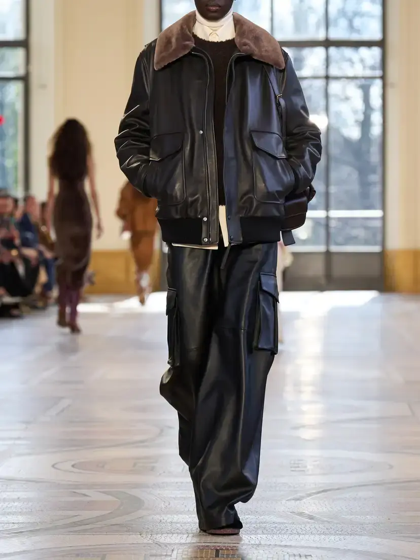 Gabriela Hearst Grant Shearling-trimmed Leather Bomber Jacket | Thumbnail 6 Gabriela Hearst Grant Shearling-trimmed Leather Bomber Jacket | Thumbnail 6