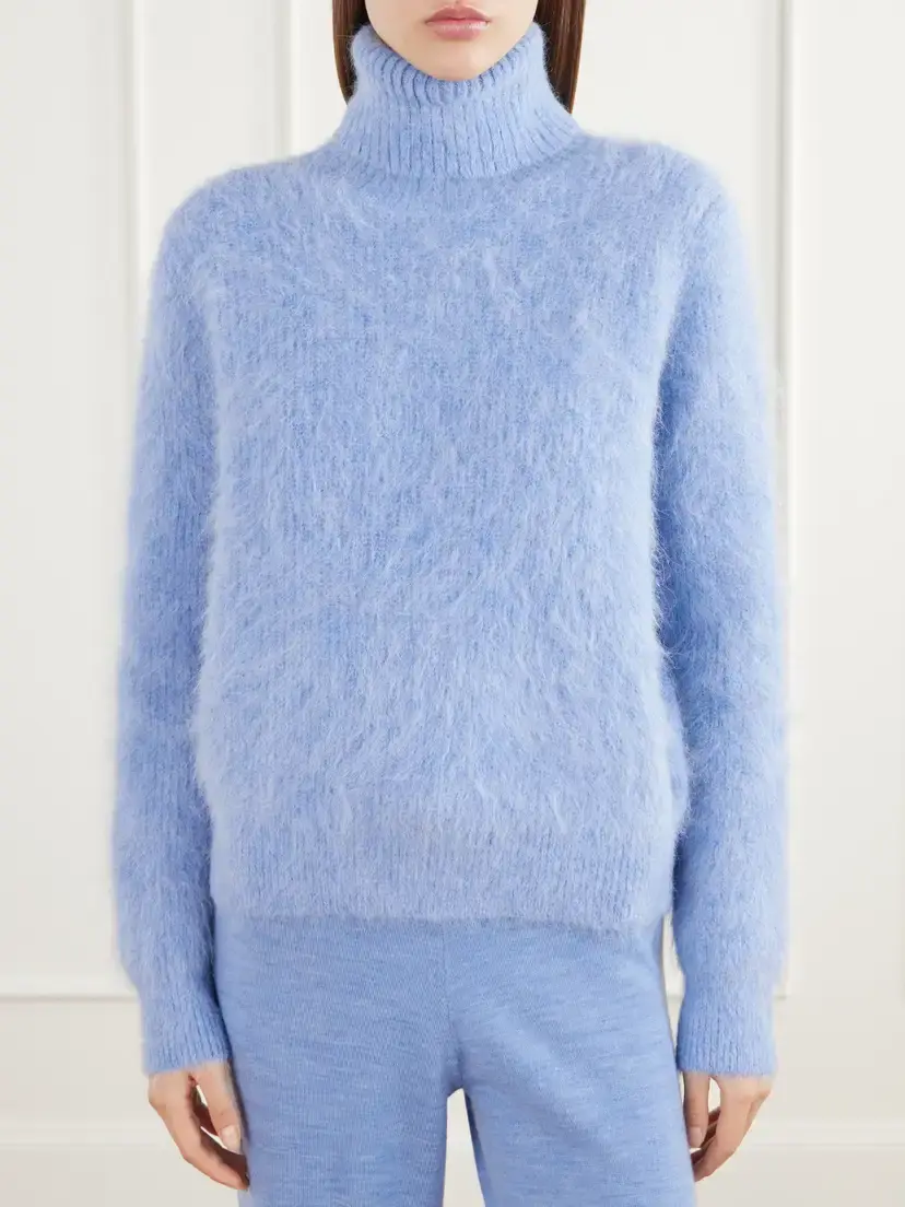 We Norwegians Myrull Brushed Alpaca-blend Sweater | Thumbnail 3