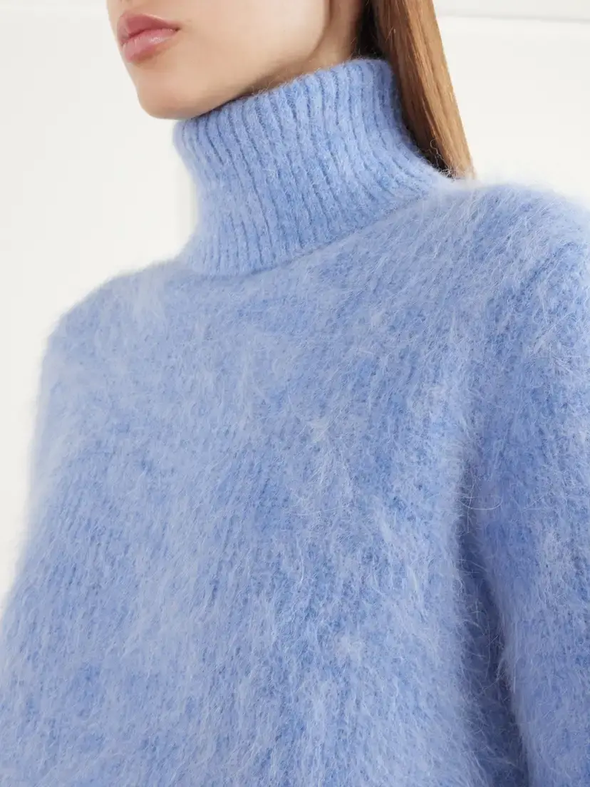 We Norwegians Myrull Brushed Alpaca-blend Sweater | Thumbnail 5