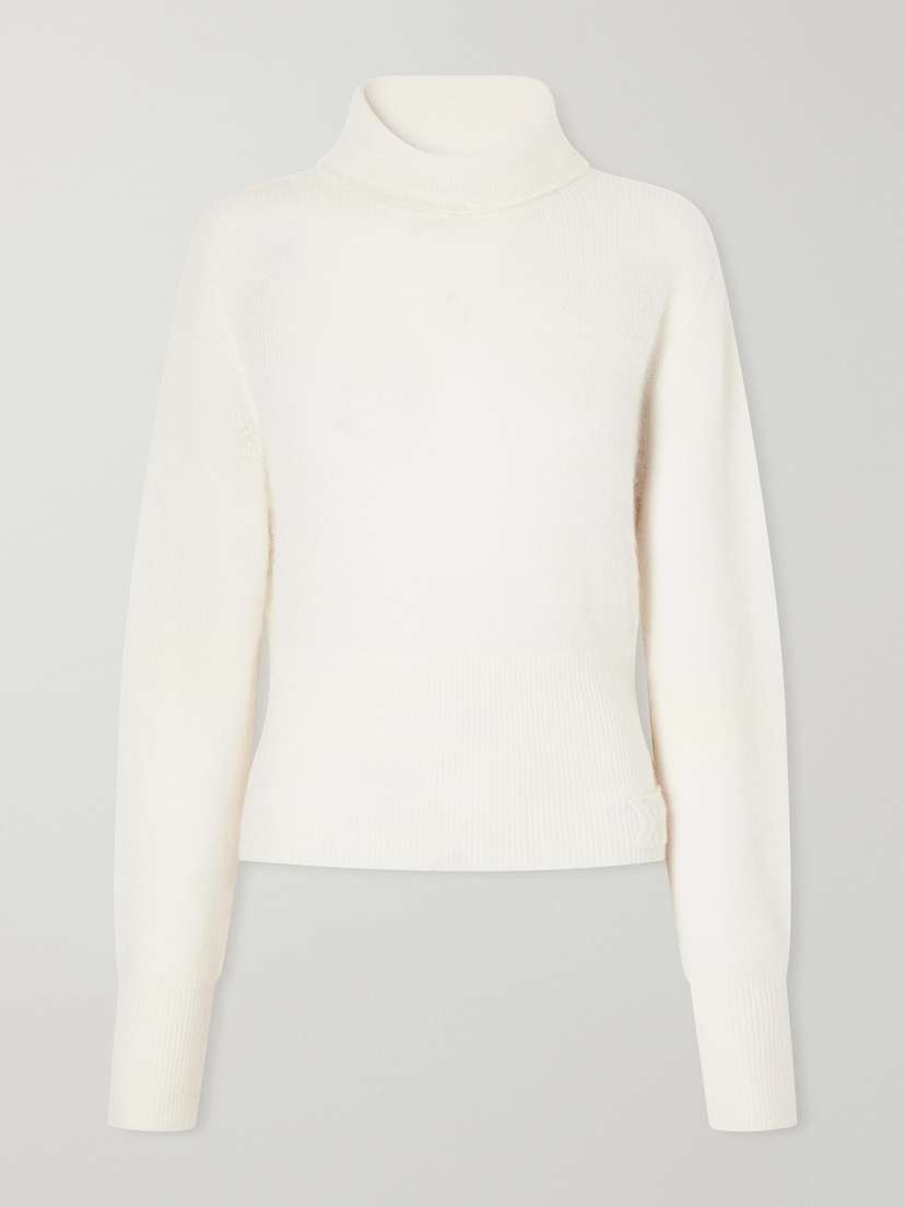 Pudder Ribbed-knit Turtleneck Sweater