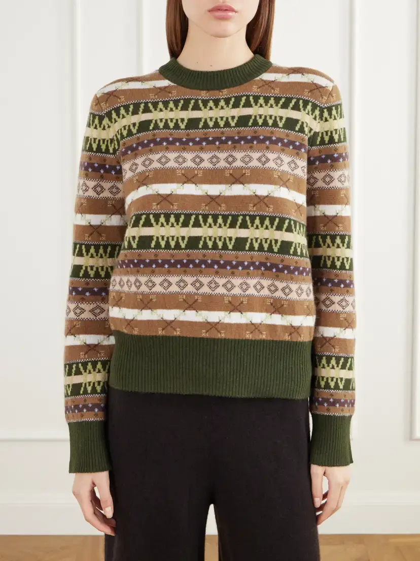 We Norwegians Skye Fair Isle Merino Wool Sweater | Thumbnail 3